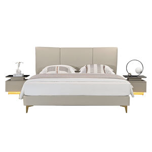 Мягкие кровати из массива дерева с обивкой, современные кровати размера «king-size» с местом для хранения, роскошные раскладные кровати для гостиной - Product Image 6