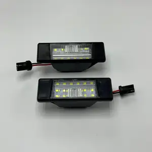 Tự động dẫn ánh sáng phụ kiện 2626189965 12V 18PCS 2835smd Trắng dẫn giấy phép tấm ánh sáng cho Nissan Pathfinder R51 2005-2010