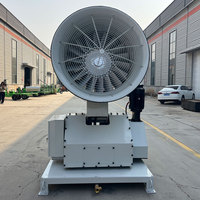 Canon à brouillard 40M avec télécommande, haute capacité 3,5m³/h, authentique, longue portée, pour le contrôle de la poussière et la démolition