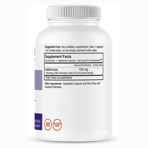 Fabriek Direct Oem <span class=keywords><strong>Nattokinase</strong></span> Capsules Natuurlijke Bloedverdunningsmiddel Plant <span class=keywords><strong>Capsule</strong></span> Schelpen Voor Volwassenen Schoonheidsproducten - Product Image 5