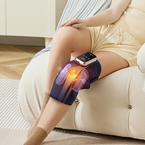 Masseur de genou Lanfeng bleu à compression par airbag, rechargeable par USB, pour usage domestique, usage général - Product Image 2