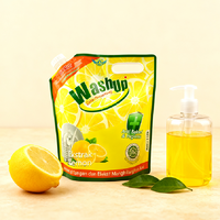KODY RS4 Sachet Doypack à bec verseur de qualité alimentaire, format personnalisé, impression en héliogravure, logo personnalisé, pour produits de nettoyage de la vaisselle et de la cuisine