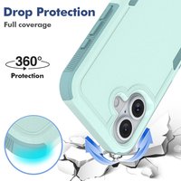 Étui de protection double couche pour Samsung Galaxy A03S/A5S/A26/A34/A36/A56/A15/A54/A55/A35/A25 - TPU+PC antichoc, design couleur unie