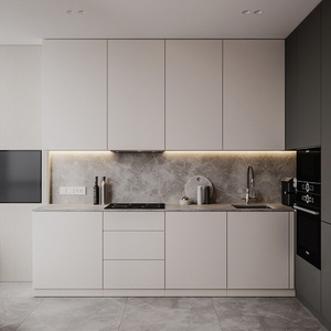 Mobili da Cucina Ecologici di Fabbrica Design Semplice Armadi da Cucina Personalizzati Mobili da Cucina su Misura - Product Image 4