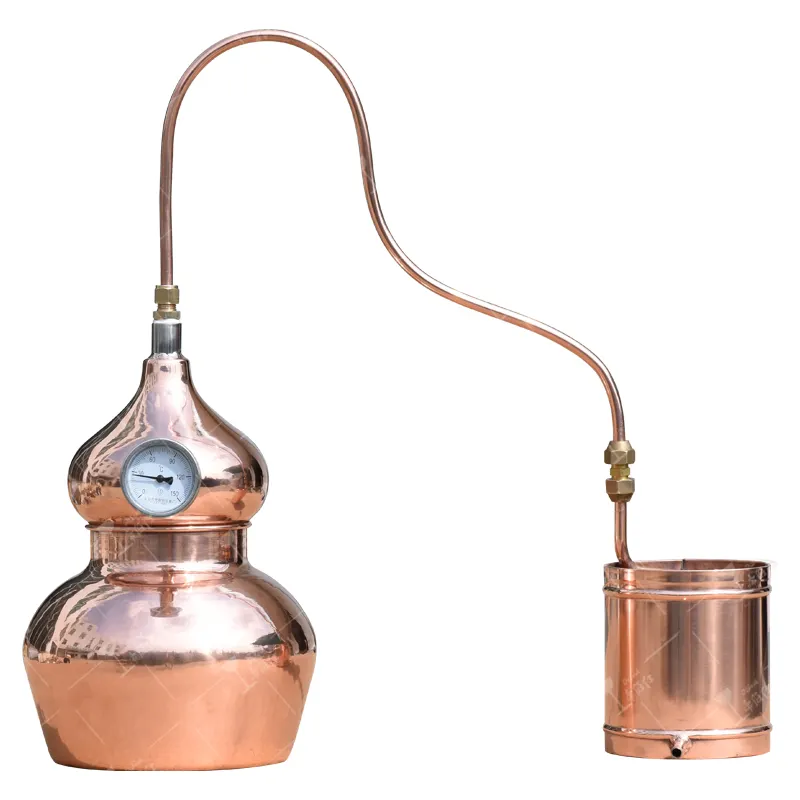 5L acqua di fiori e olio essenziale distillatore a casa per l'estrazione di acqua di Rose