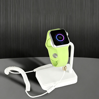 Support d'affichage antivol intelligent pour Apple Watch avec alarme de sécurité et câble spiralé de 1,1 m pour la recharge et le montage à distance en magasin