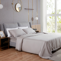 Drap de lit nordique doux en tissu 100% bambou avec housse de couette