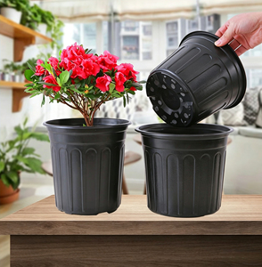 Prix d'usine – Pots de culture en plastique noir durables de 1,2 gallon pour serre, plantes, fleurs et semis - Product Image 2