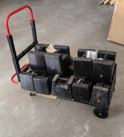 Chariot utilitaire pliable en aluminium 2 en 1, capacité de charge de 300 lb, pour déplacer les bagages et les boîtes