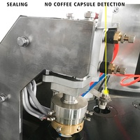 Machine de remplissage et de scellage automatique pneumatique pour capsules vides de café ESE, capsules vides à base de plantes, pour poudres, produits alimentaires