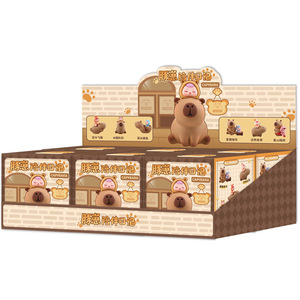 Adorable Frozen Animal Theme Resin Capybara Baby Ornament Cute Full <strong>Set</strong> Birthday Gift <strong>Children</strong> 12+ CX 1/12 Scale <strong>Car</strong> Decor - Product Image 5