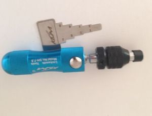 KLOM Hình Ống 7.5 PIN 7Pins Khóa Chọn Set Door <span class=keywords><strong>Lock</strong></span> Opener Padlock Tool <span class=keywords><strong>Cross</strong></span> <span class=keywords><strong>Pick</strong></span> Thợ Khóa Bypass Công Cụ Thợ Khóa Klom - Product Image 6