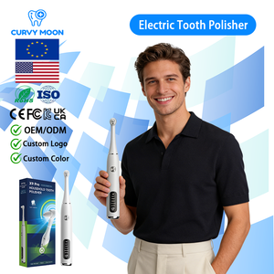 CURVY <span class=keywords><strong>MOON</strong></span> Kit de Pulidor Dental Eléctrico de 5 Modos, Máquina Multiusos para Blanquear, Limpiar y Pulir los Dientes para Uso Doméstico - Product Image 1