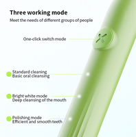 Brosse à dents sonique intelligente Lula, nouveau design, brosse à dents électrique mince avec étui de voyage élégant pour adultes