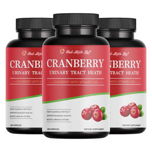 Capsules de canneberge avec fibres prébiotiques |   Soutien à la <span class=keywords><strong>santé</strong></span> urinaire et digestive |   Riche en PAC - Product Image 3