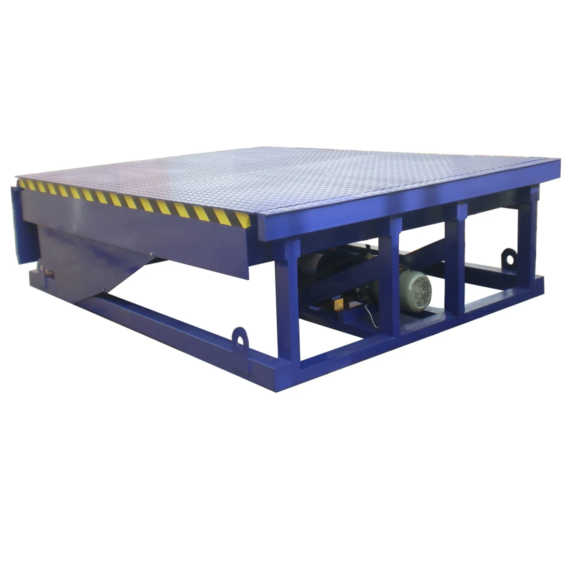 CE 10 Ton Loading Dock Ramp Hydraulic Dock Leveler Used With Truck Forklift
