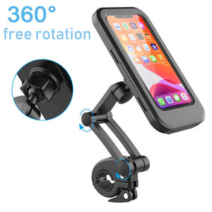 Supporto Flessibile Antifurto Impermeabile in ABS <span class=keywords><strong>per</strong></span> Telefoni da 2-6.7" <span class=keywords><strong>per</strong></span> Bici/<span class=keywords><strong>Moto</strong></span>/Veicoli Elettrici con Fissaggio Automatico a Clip - Product Image 3