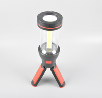 Super Bright 800 Lumen Réglable USB Rechargeable 360 Cob Camping Travail Lampe Led Trépied avec crochet avec lampe de poche