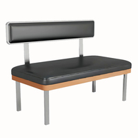 Tables et chaises de restaurant minimalistes en acier inoxydable pour hôtels, restaurants, cafés, boucheries, ateliers
