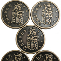 Jetons de jeu personnalisables anti-contrefaçon, pièces en fer de style antique, utilisés pour les jeux d'arcade en intérieur, prise en charge de l'anglais