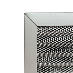 20x20x1 "tùy chỉnh kích cỡ tái sử dụng tĩnh điện Bộ lọc không khí HVAC <span class=keywords><strong>AC</strong></span> lò lọc, merv 8, có thể giặt được, kéo dài một đời Khung nhôm - Product Image 4