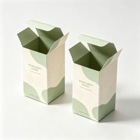 Emballage personnalisé en carton gaufré blanc imprimé pour flacon compte-gouttes de sérum, emballage de maquillage, boîte d'expédition pour cosmétiques, soins de la peau