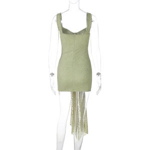 <span class=keywords><strong>Robe</strong></span> <span class=keywords><strong>de</strong></span> <span class=keywords><strong>soirée</strong></span> en dentelle avec armatures pour femme, 4 couleurs, taille XS-L - Product Image 6