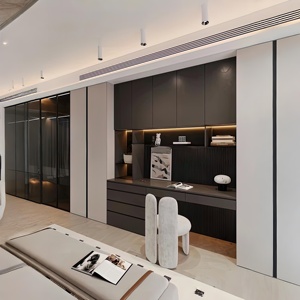 Estante de exhibición multicapa de madera maciza personalizable al por mayor para el hogar, oficina, estantería, muebles sencillos y modernos para sala de estar - Product Image 4