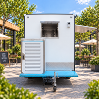 2026 Machines de restauration mobile pour le commerce de rue : Remorque à crème glacée, Chariot à hot-dogs, Chariot à café, Bars mobiles, Remorque food truck carrée