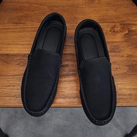 Mocassins personnalisés pour hommes, résistants aux taches, à forte adhérence, anti-pression, lisses, pour le bureau, le quotidien et les occasions décontractées