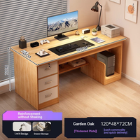 Bureau d'ordinateur simple pour étudiant avec tiroir verrouillable, idéal pour la maison et la chambre