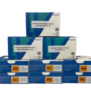 ชุดทดสอบสารเคมีสำหรับสัตว์เลี้ยงยี่ห้อ Wondfo Fincare สำหรับสุนัข ตรวจหา CProg, TSH, HbA1c, คอร์ติซอล, CRP รุ่น YG-101 และ YG-102 - Product Image 5