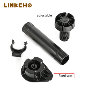 LINKCHO all'ingrosso cucina regolabile gambe mobili per armadio divano tavolo & sedia-nero PP plastica pesante facile installazione - Product Image 3