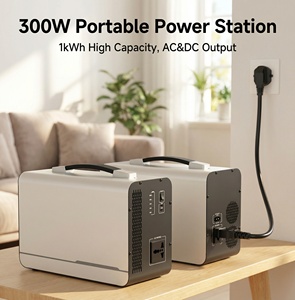 <span class=keywords><strong>CTECHi</strong></span> 300W Station d'Énergie Portable 1kWh pour Maison, Extérieur, Camping, Urgence, Générateur Solaire - Product Image 1