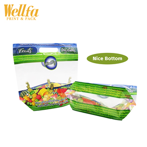 Biểu Tượng Tùy Chỉnh In Rõ Ràng Cấp Thực Phẩm Nắp Kéo Thanh Trượt Dây Kéo Nhựa Hành Hành Tâp Rau Nho Trái Cây Bao Bì Túi Với Xử Lý - Product Image 5