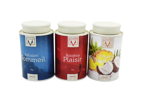 Benutzer definiertes Logo Gedruckte Verbund papier dosen Hand gepresste Versiegelung für Tee Kaffeepulver Schokolade Zucker kuchen Verpackung Papier röhrchen - Product Image 4