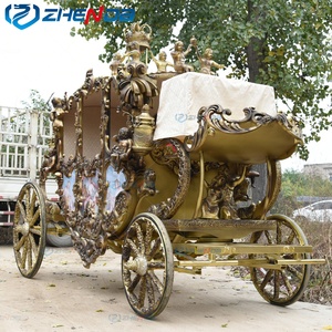 Calèche royale classique historique, calèche à chevaux, remorque de calèche, buggy électrique de luxe, calèche royale à vendre - Product Image 3