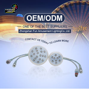 Controlador RGB para Uso em Parques Temáticos, Programável por Cartão SD, Luzes <span class=keywords><strong>LED</strong></span> de 3W DC24V, Corpo de Plástico IP65, Recursos de Diversão - Product Image 3