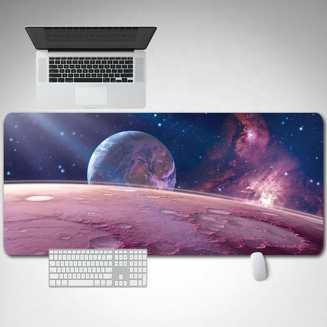 Oversized 3D Bright Star Mouse Pad Thickened Rubber Personalized Cartoon Office Desk Pad with Lock Edge in Stock on for Amazon