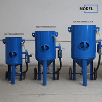 Réservoir de sablage pneumatique à haute pression 520, unité mobile pour l'élimination de la rouille, le détartrage, la rénovation des navires et des véhicules
