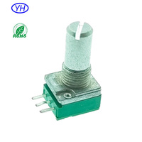 Özelleştirme yüksek kalite 1k 2k 5k 10k 20k 50k 100k ohm 9mm RV097 RD901F RK097 P091N alfa mono 9mm potansiyometre ile detent