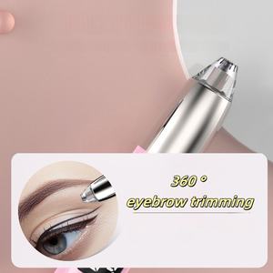 Tondeuse à sourcils électrique avec écran LCD étanche, rechargeable par USB, outil d'épilation du visage pour femmes, usage domestique, anglais - Product Image 5