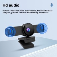 Webcam 4K avec microphone, 8MP, grand angle de 78 degrés, USB 3.0, Plug and Play, directement de l'usine, pour vidéoconférence et diffusion en direct