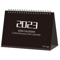 Calendrier mural personnalisé 2024 en papier A3/A4 imprimé UV pour la décoration de bureau, cadre photo et horloge, utilisation promotionnelle