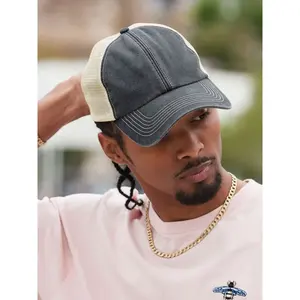 Casquette de camionneur vintage à 6 panneaux, merchandising personnalisé - Product Image 2