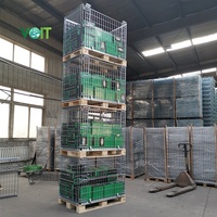 Cage métallique empilable sur mesure pour congélateur profond, adaptée aux palettes Euro