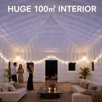 Tente de mariage gonflable commerciale pour événements extérieurs, location de tentes pour mariages et événements