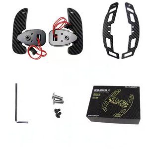 Palettes de changement de vitesse magnétiques pour Mercedes Benz <span class=keywords><strong>A45</strong></span> W176 C260 E300L Classe <span class=keywords><strong>S</strong></span> AMG en fibre de carbone - Product Image 3