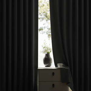 Cortinas Térmicas Blackout Curtas de 84 Polegadas para Quarto/Sala de Estar, 100% Poliéster, Conjunto de 2 Painéis com Ilhós/Pocket para Varão - Product Image 4