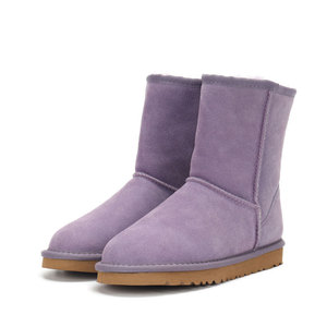 <span class=keywords><strong>Botas</strong></span> <span class=keywords><strong>de</strong></span> <span class=keywords><strong>Nieve</strong></span> Cálidas para Mujer 2026, Modelo Peep Toe, con Forro <span class=keywords><strong>de</strong></span> Piel, Suela <span class=keywords><strong>de</strong></span> Goma y Parte Superior <span class=keywords><strong>de</strong></span> Cuero Genuino - <span class=keywords><strong>Invierno</strong></span> - Product Image 6